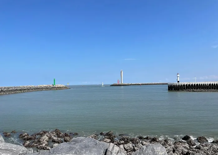 Gezellige 1 Slaapkamer, 3pers,strand,zee 50m Apartament